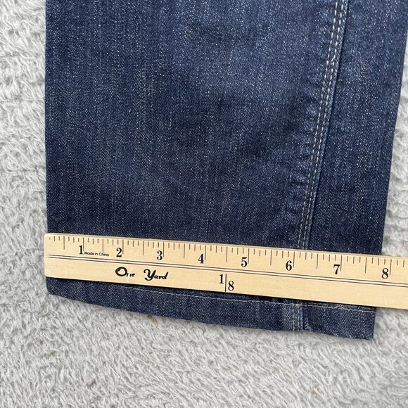 Levis 515 Bootcut Jeans Womens 30x27 Dark Wash Mid Rise - Picture 7 of 8